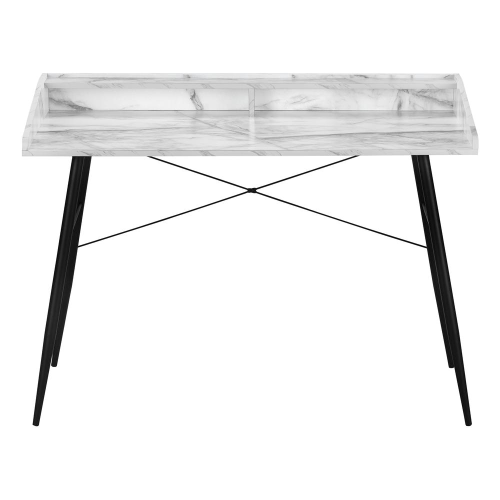 Sasa - Computer Desk Home Office Laptop Storage Shelves 48"L Work White
