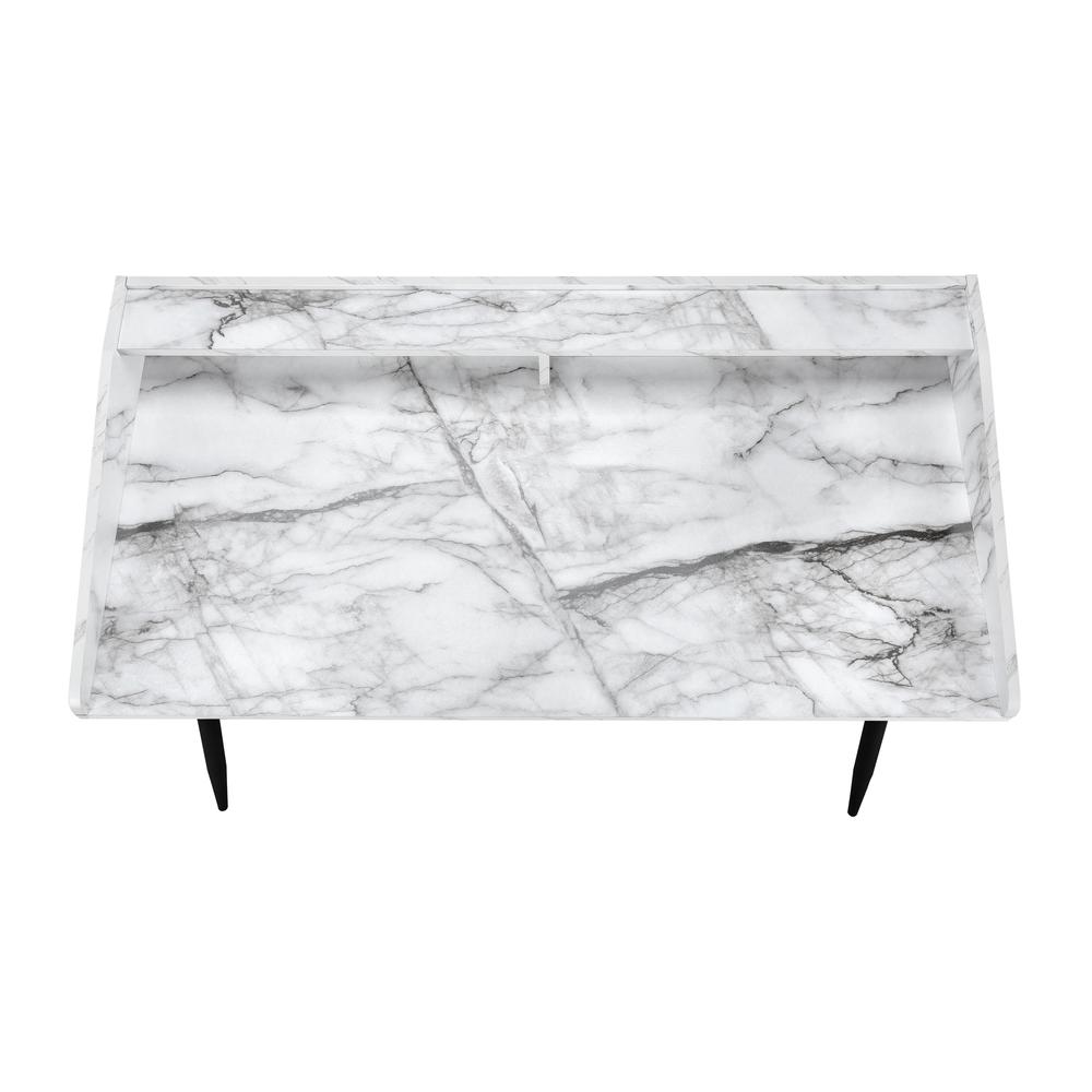 Sasa - Computer Desk Home Office Laptop Storage Shelves 48"L Work White