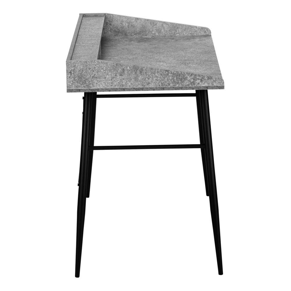 Nura - Computer Desk Home Office Laptop Storage Shelves 48"L Work Grey