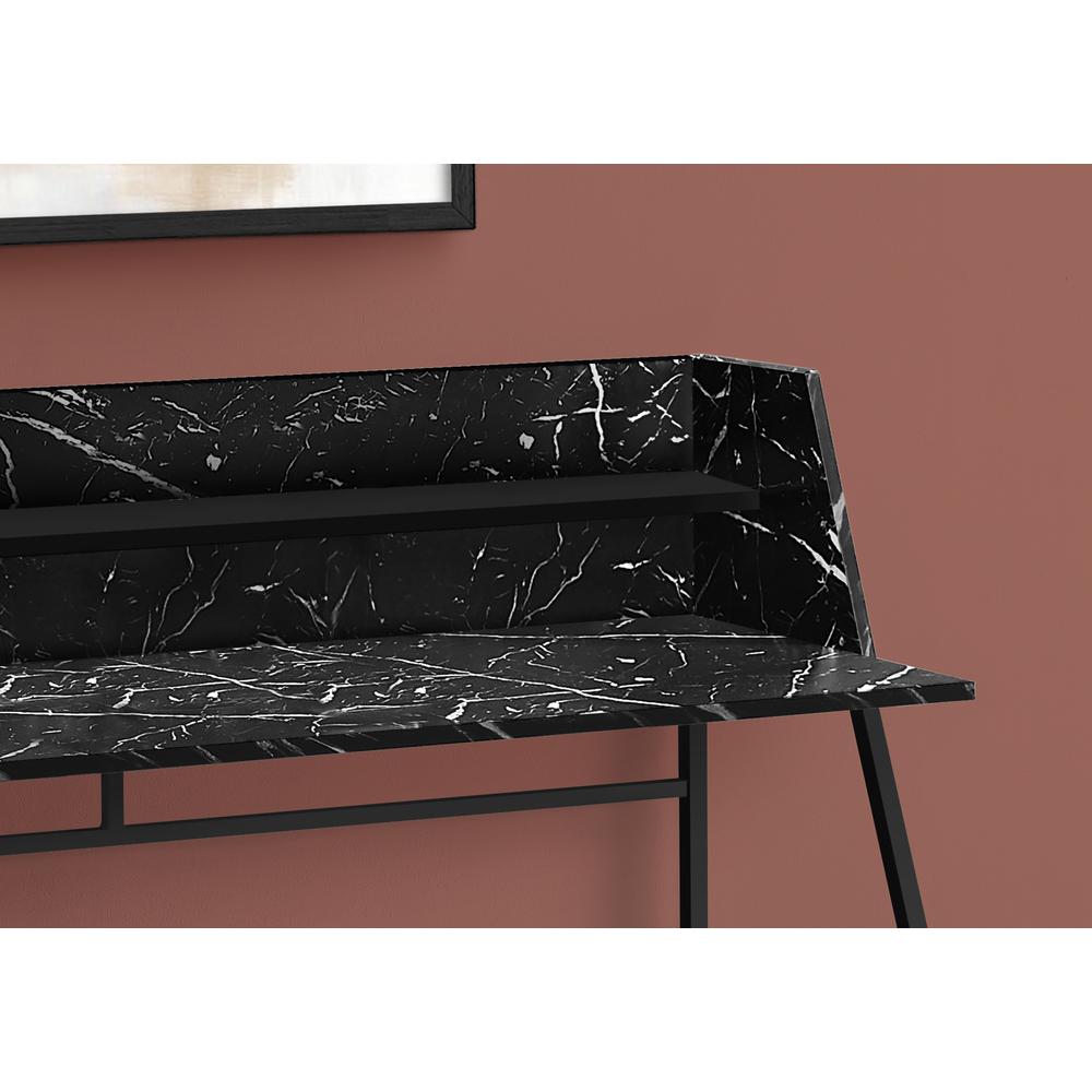 Gendry - Computer Desk Home Office Laptop Storage Shelves 48"L Work Black