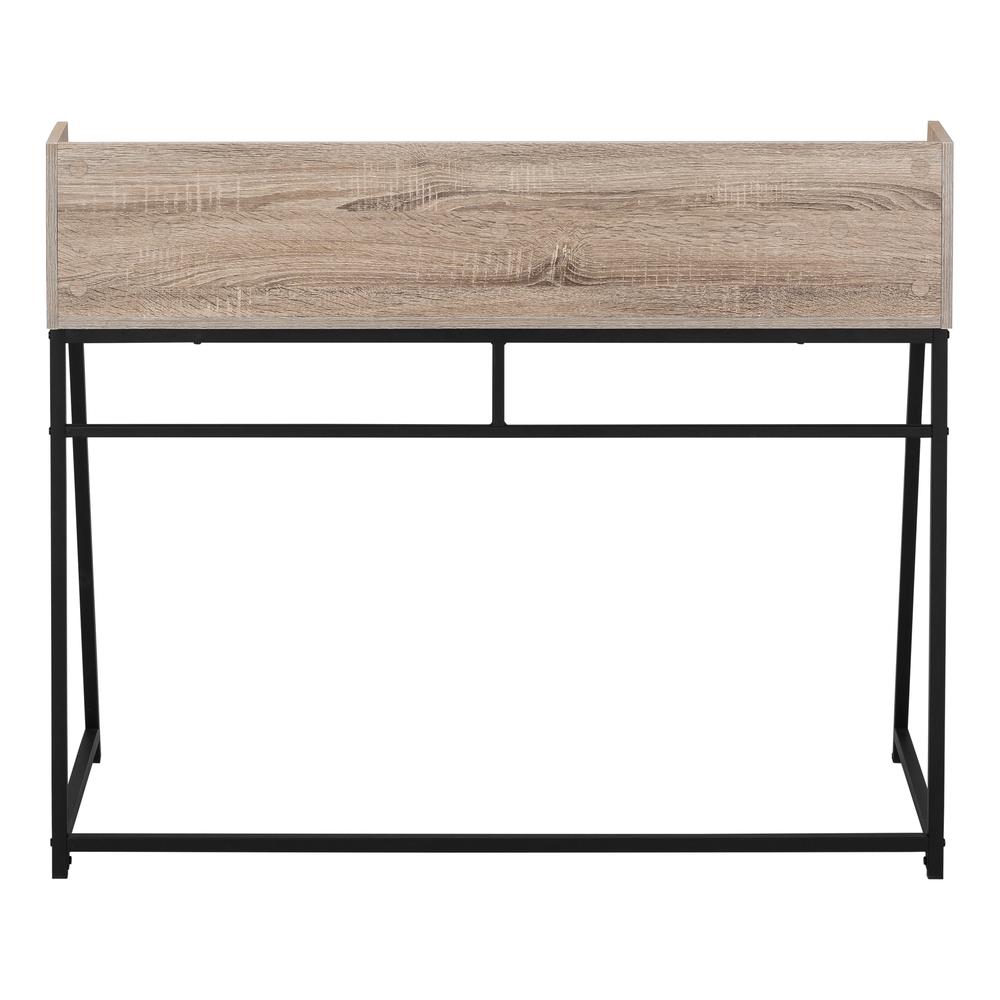 Abner - Computer Desk Home Office Laptop Storage Shelves 48"L Work Brown