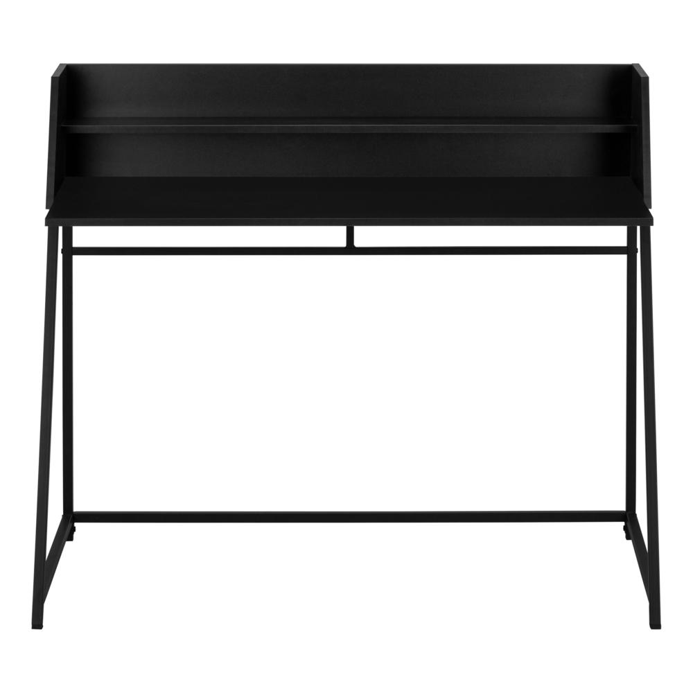 Dexter - Computer Desk Home Office Laptop Storage Shelves 48"L Work Black