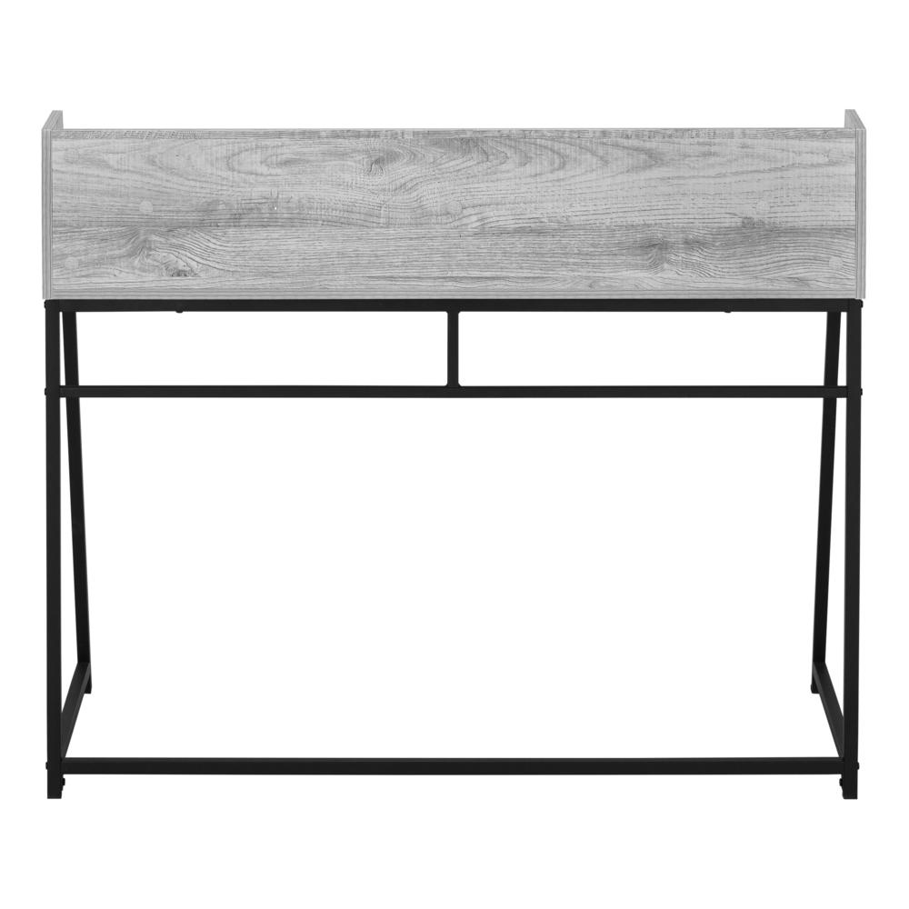Linn - Computer Desk Home Office Laptop Storage Shelves 48"L Work Grey