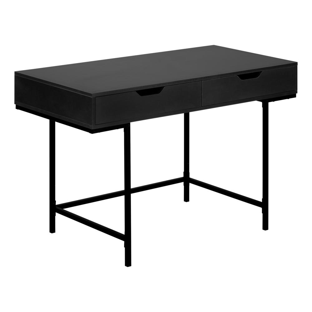 Carilyn - Computer Desk Home Office Laptop Storage Drawers 48"L Work Black