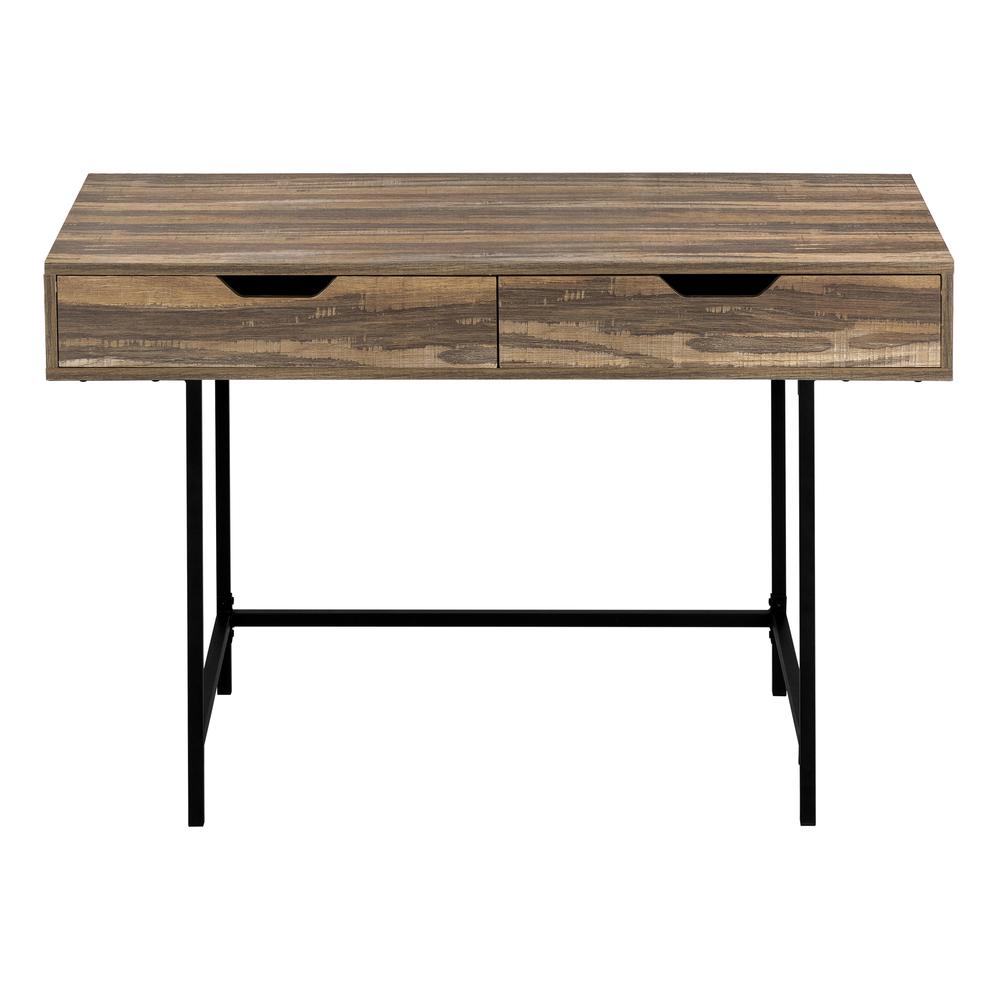 Janna - Computer Desk Home Office Laptop Storage Drawers 48"L Work Brown