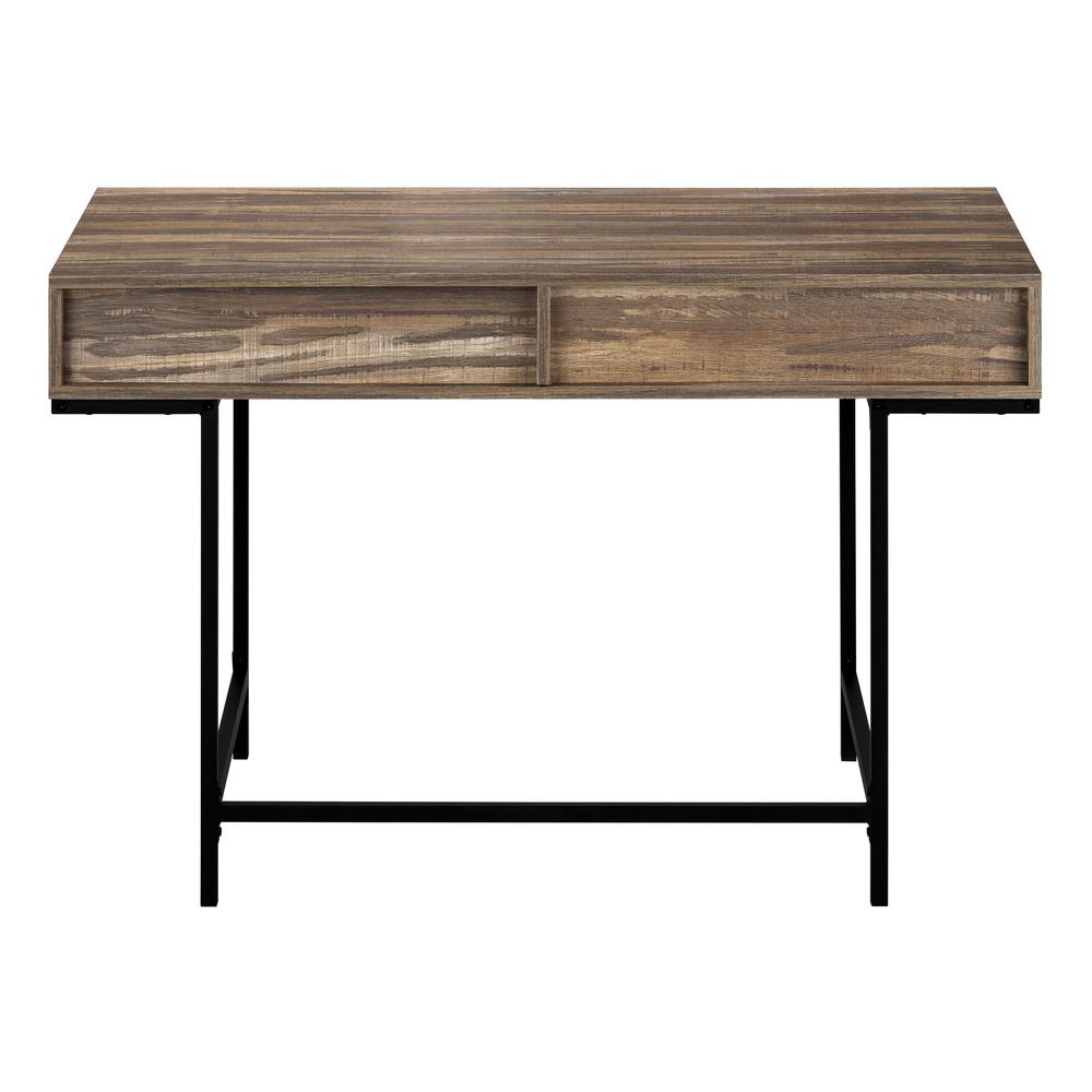 Janna - Computer Desk Home Office Laptop Storage Drawers 48"L Work Brown