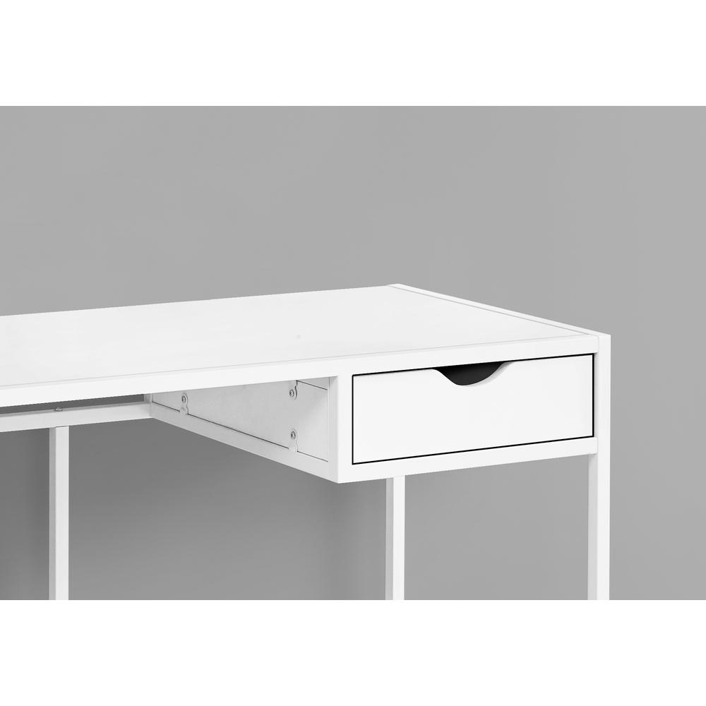 Barrett - Computer Desk Home Office Laptop Storage Drawer 42"L Work White