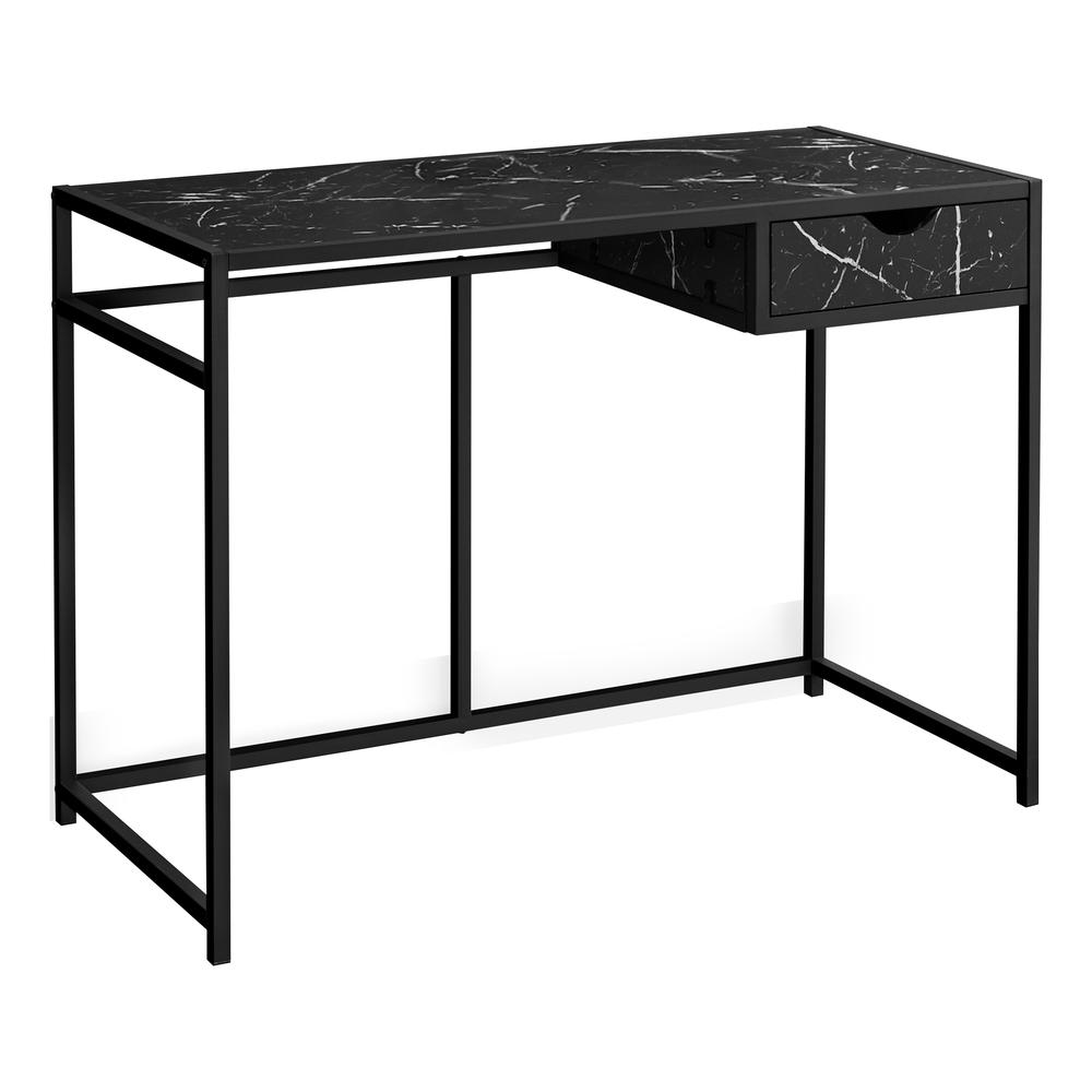 Jaspen - Computer Desk Home Office Laptop Storage Drawer 42"L Work Black