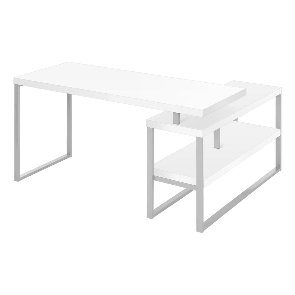 Neilan - Computer Desk Home Office Corner Left Right Set-up Storage Shelves