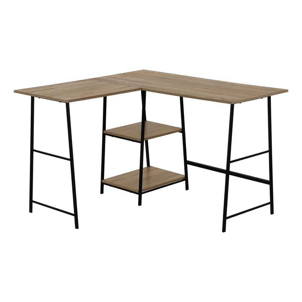 Gould - Computer Desk Home Office Corner Storage Shelves 48"L L Shape