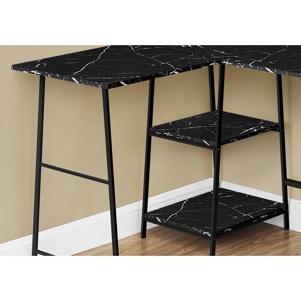 Gaenor - Computer Desk Home Office Corner Storage Shelves 48"L L Shape