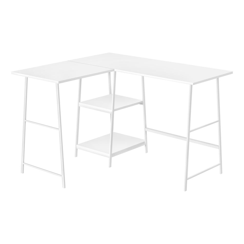 Jamila - Computer Desk Home Office Corner Storage Shelves 48"L L Shape