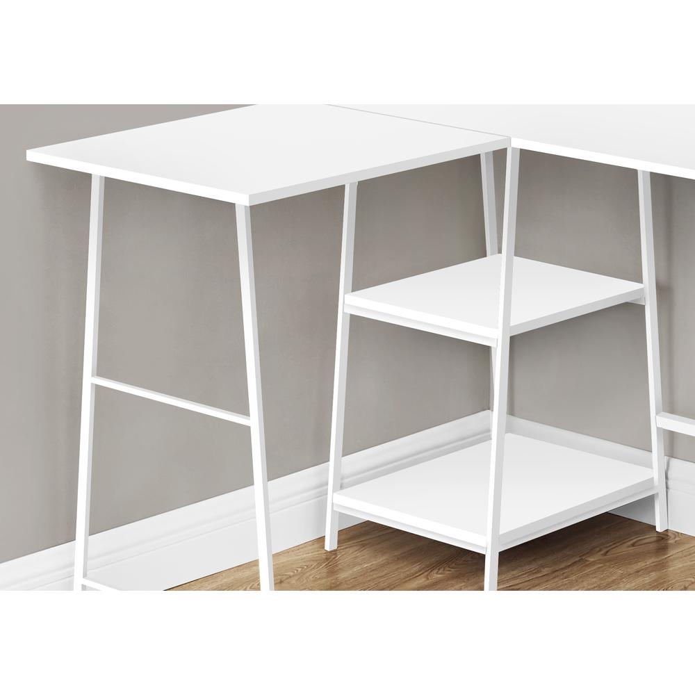 Jamila - Computer Desk Home Office Corner Storage Shelves 48"L L Shape