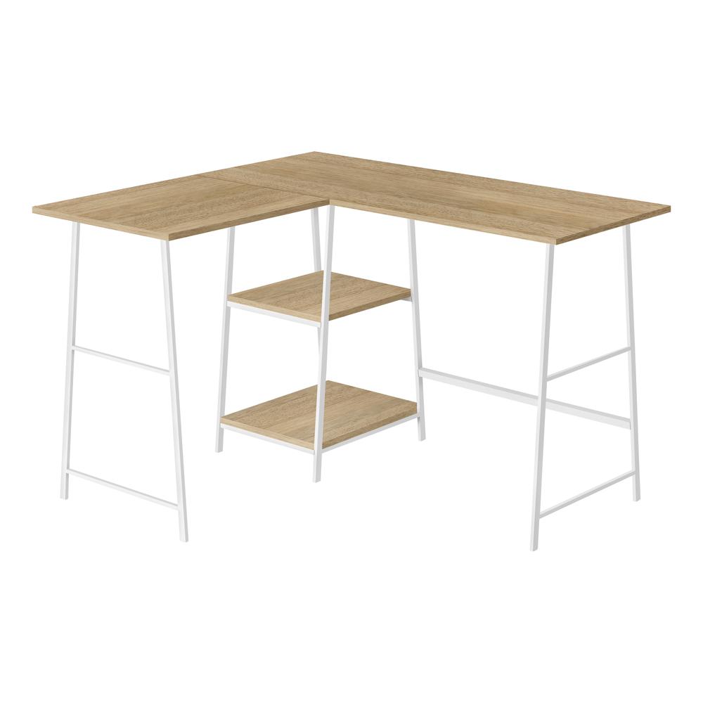 Laraine - Computer Desk Home Office Corner Storage Shelves 48"L L Shape