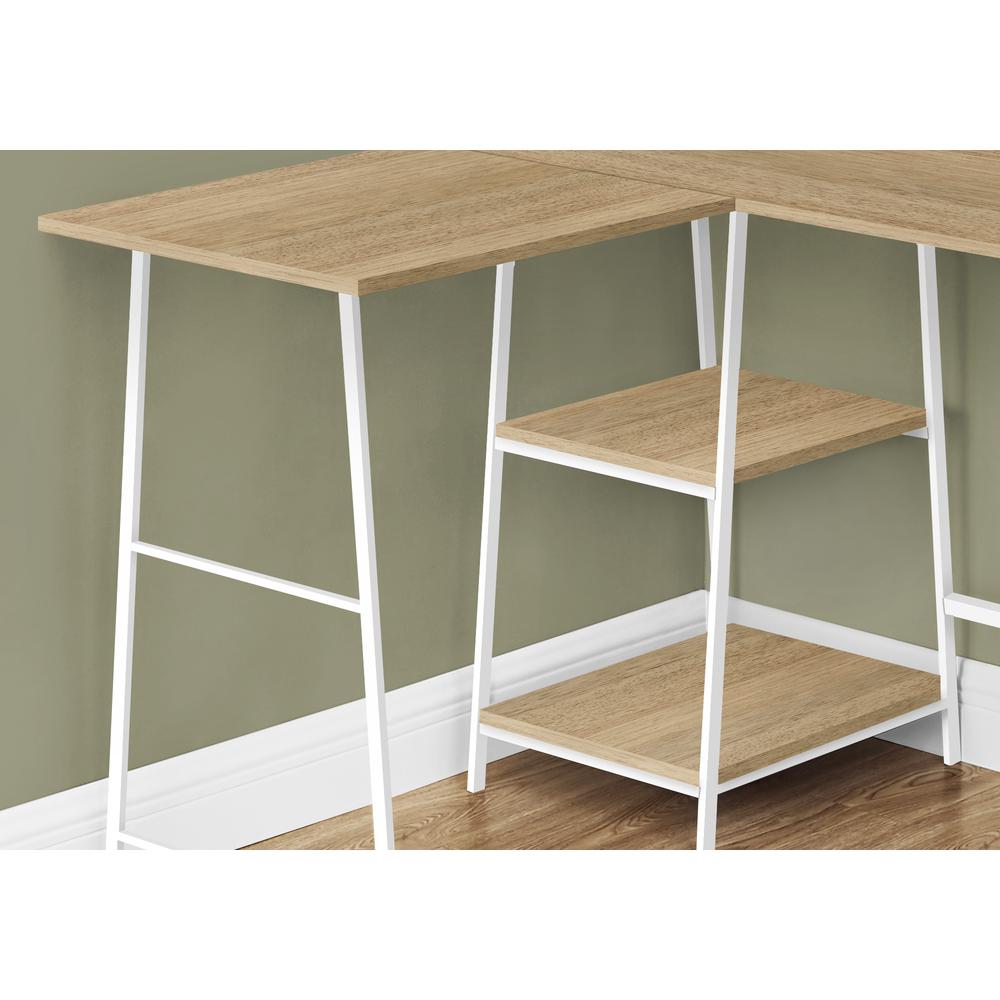 Laraine - Computer Desk Home Office Corner Storage Shelves 48"L L Shape
