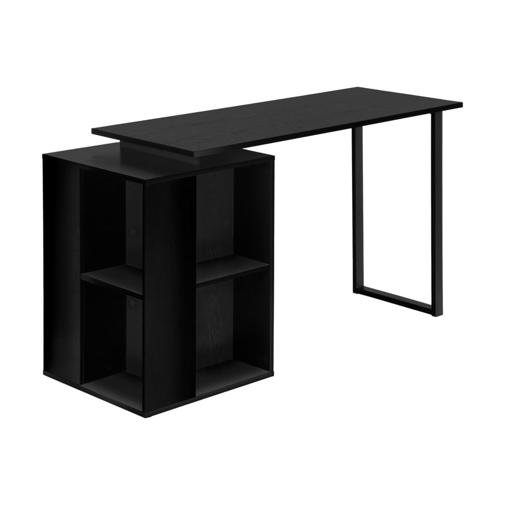 Lambert - Computer Desk Home Office Left Right Set-up Storage Shelves 55"L