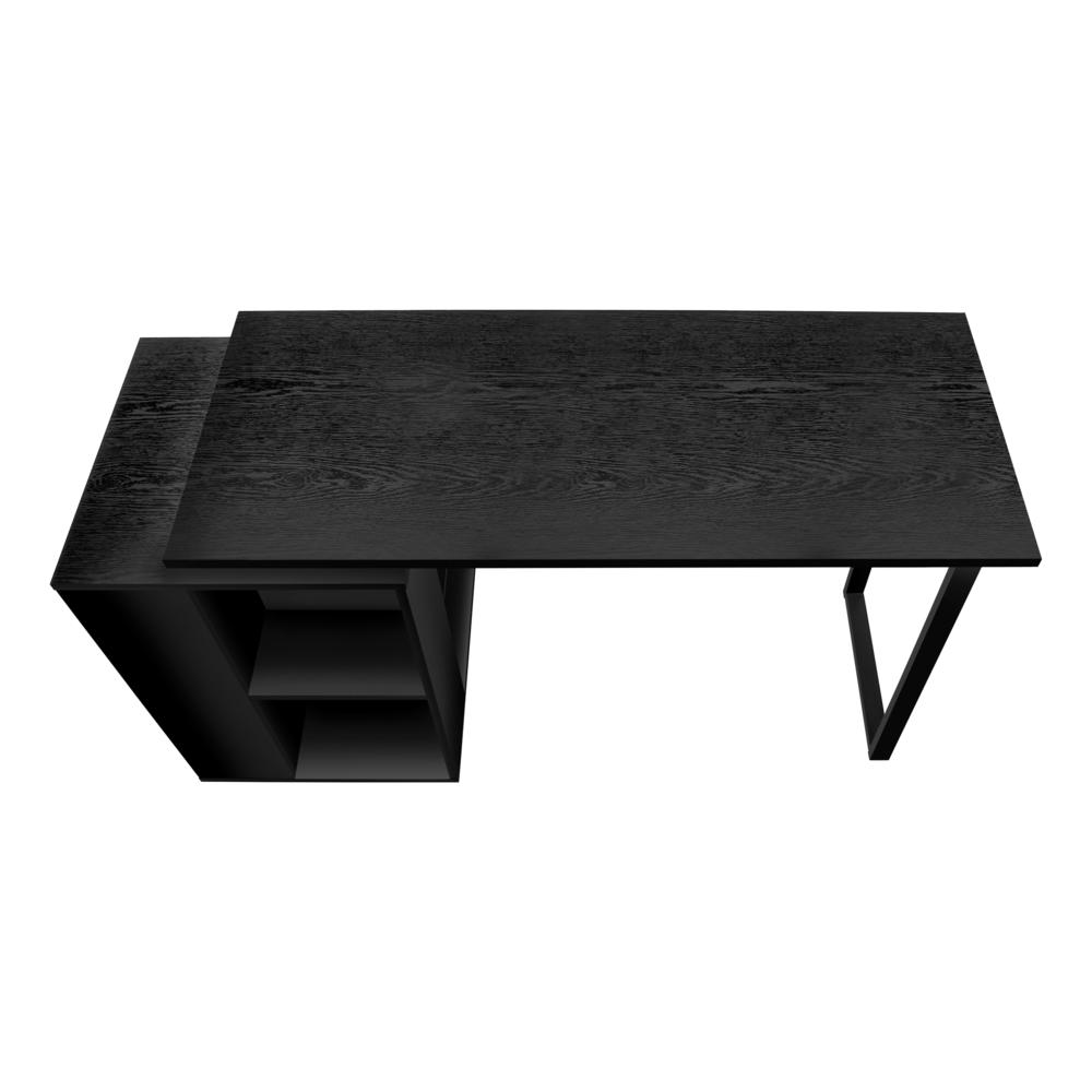 Lambert - Computer Desk Home Office Left Right Set-up Storage Shelves 55"L
