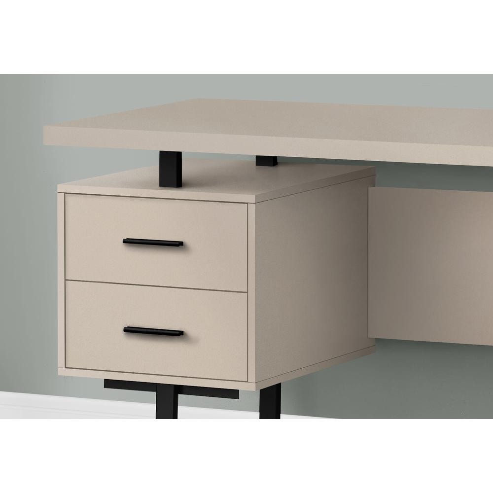 Parson - Computer Desk Home Office Laptop Left Right Set-up Storage Drawers