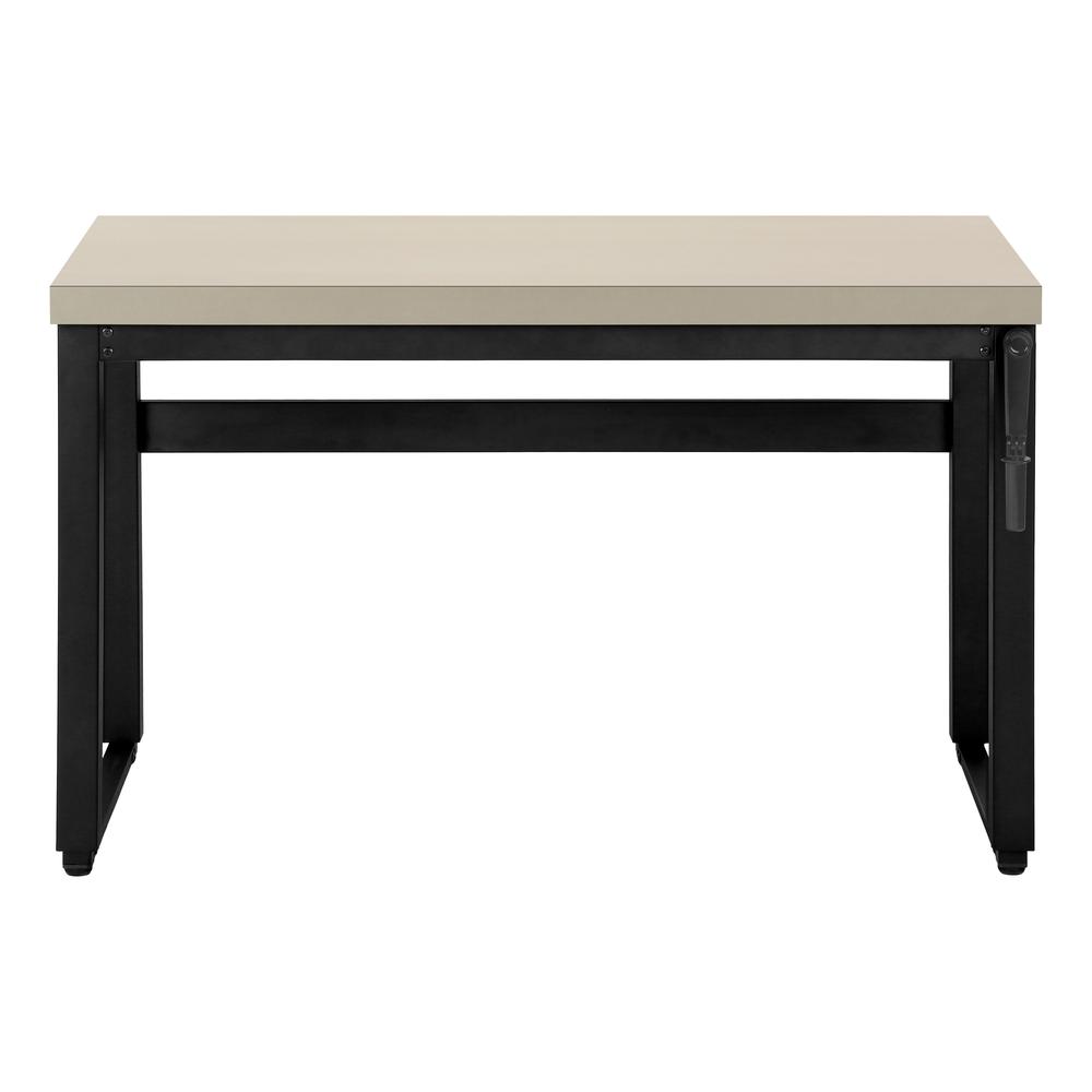 Dena - Computer Desk Home Office Standing Adjustable 48"L Work Laptop Beige