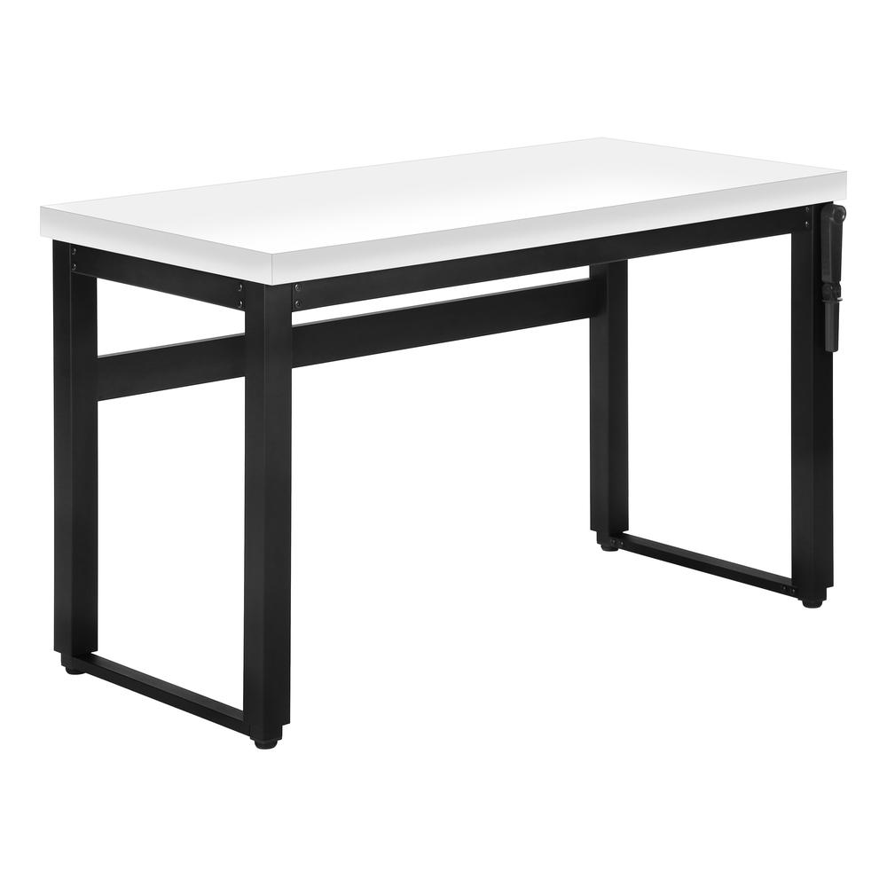 Lenora - Computer Desk Home Office Standing Adjustable 48"L Work Laptop White