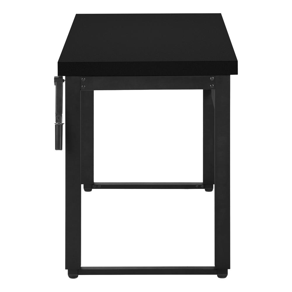 Caine - Computer Desk Home Office Standing Adjustable 48"L Work Laptop Black