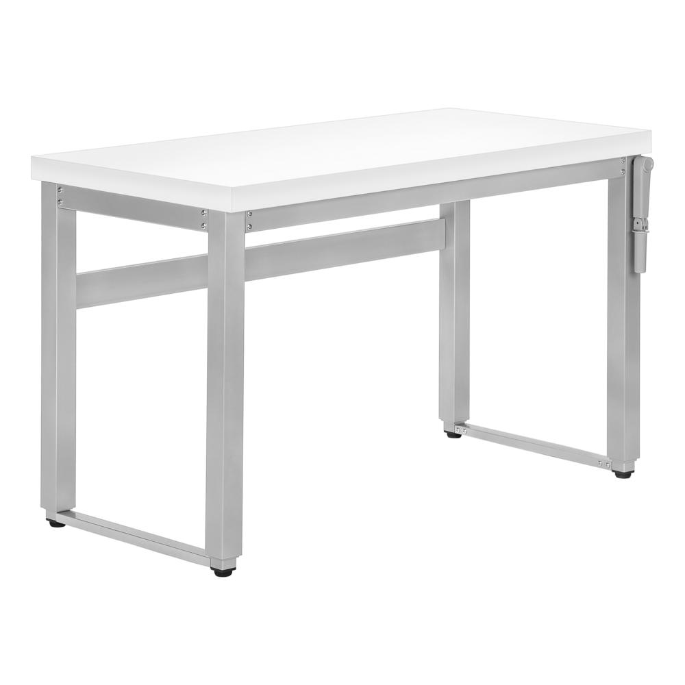 Thurman - Computer Desk Home Office Standing Adjustable 48"L Work Laptop White