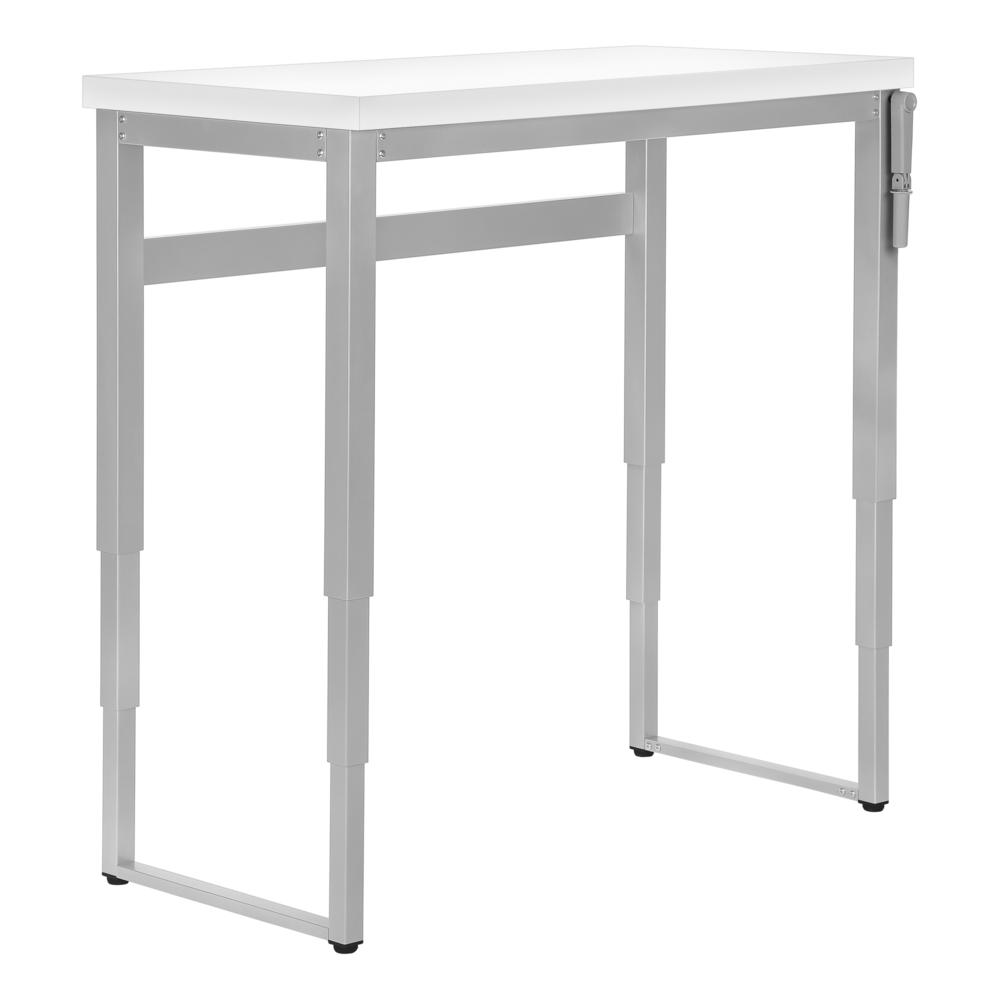 Thurman - Computer Desk Home Office Standing Adjustable 48"L Work Laptop White