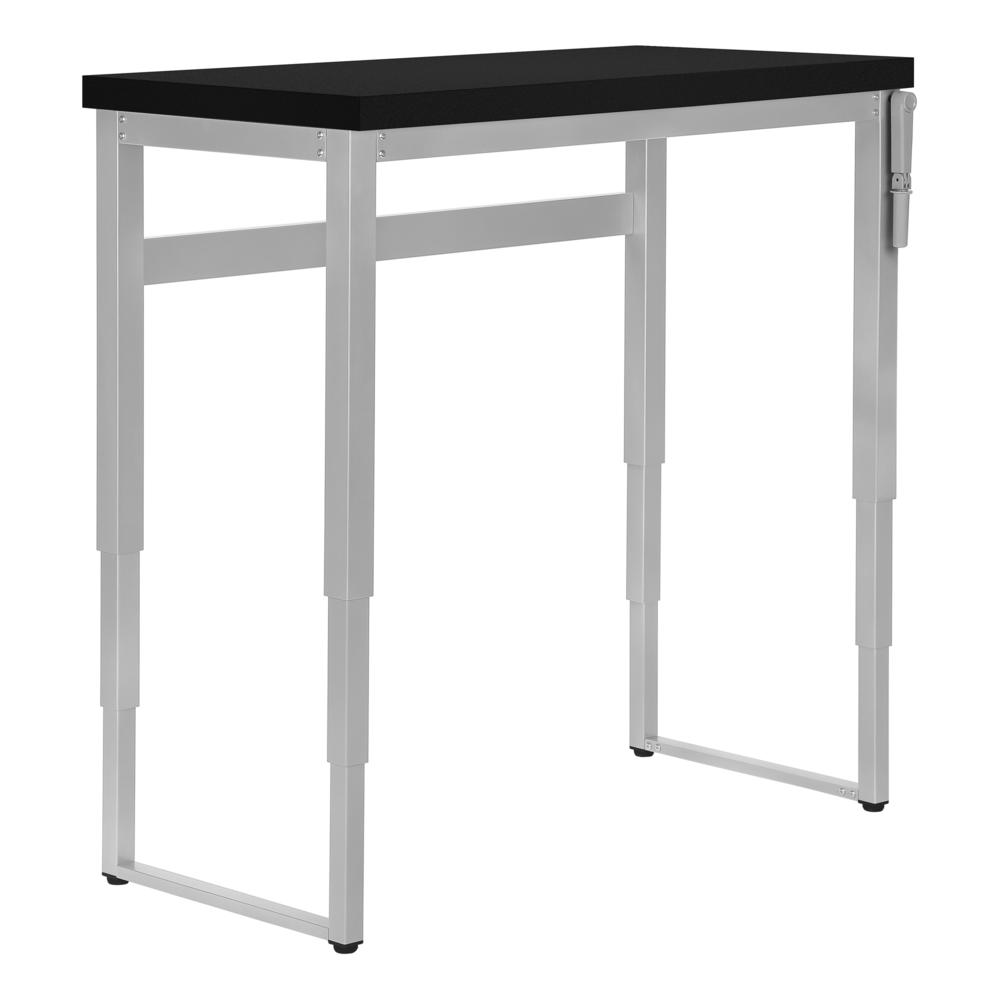 Clovis - Computer Desk Home Office Standing Adjustable 48"L Work Laptop Black