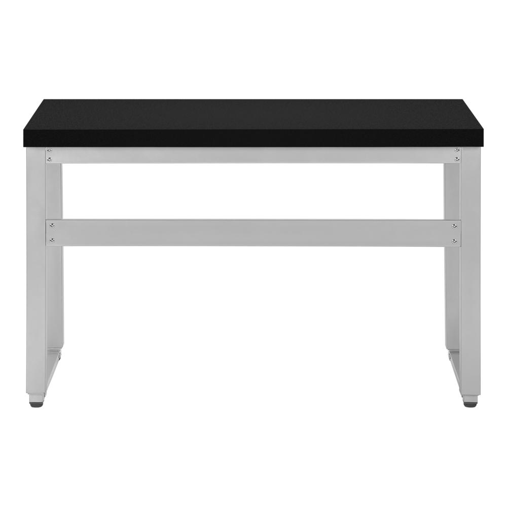 Clovis - Computer Desk Home Office Standing Adjustable 48"L Work Laptop Black