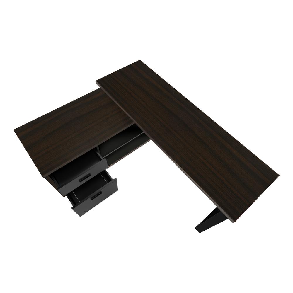 Faulkner - Computer Desk Home Office Corner Storage Drawers 72"L L Shape
