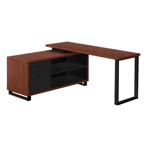 Halian - Computer Desk Home Office Corner Storage Drawers 72