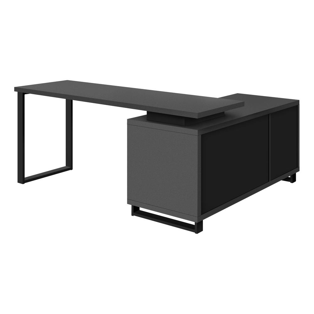 Louane - Computer Desk Home Office Corner Storage Drawers 72"L L Shape