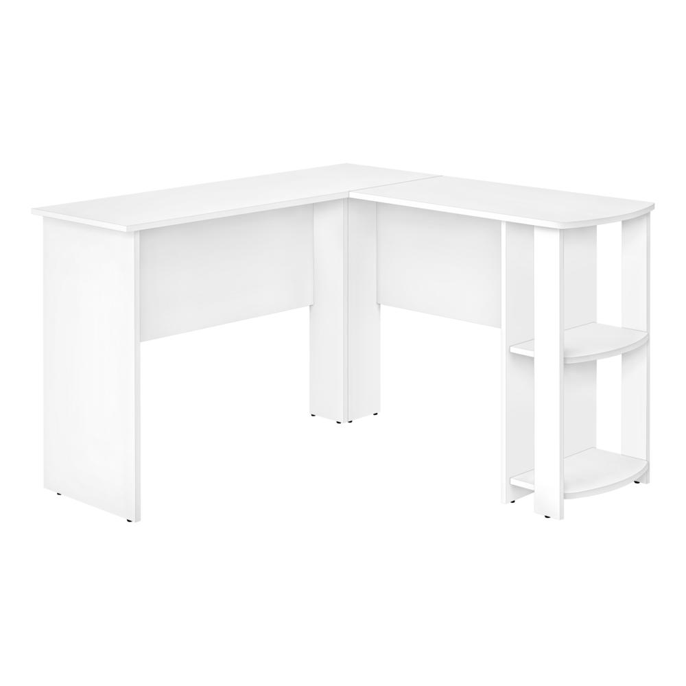 Damani - Computer Desk Home Office Corner Storage Shelves 48"L L Shape