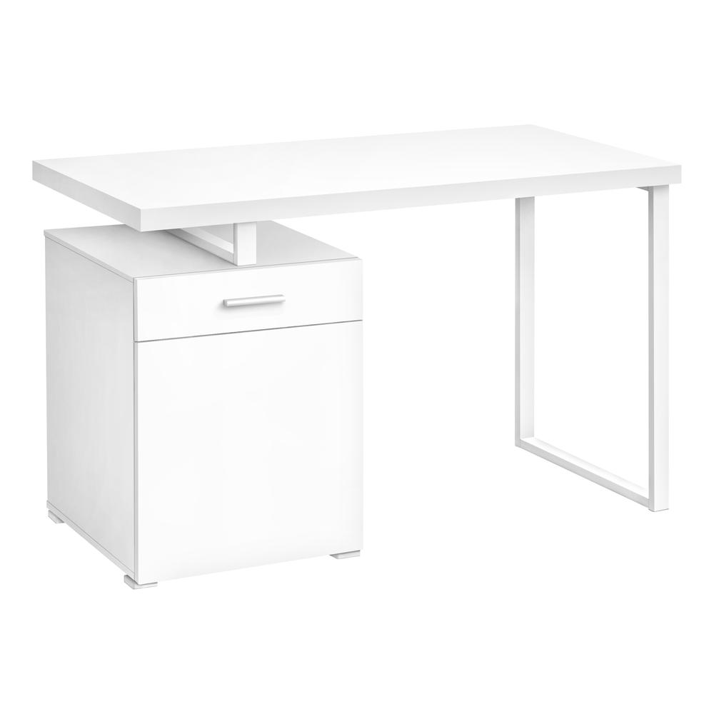 Jayliah - Computer Desk Home Office Laptop Left Right Set-up Storage Drawers