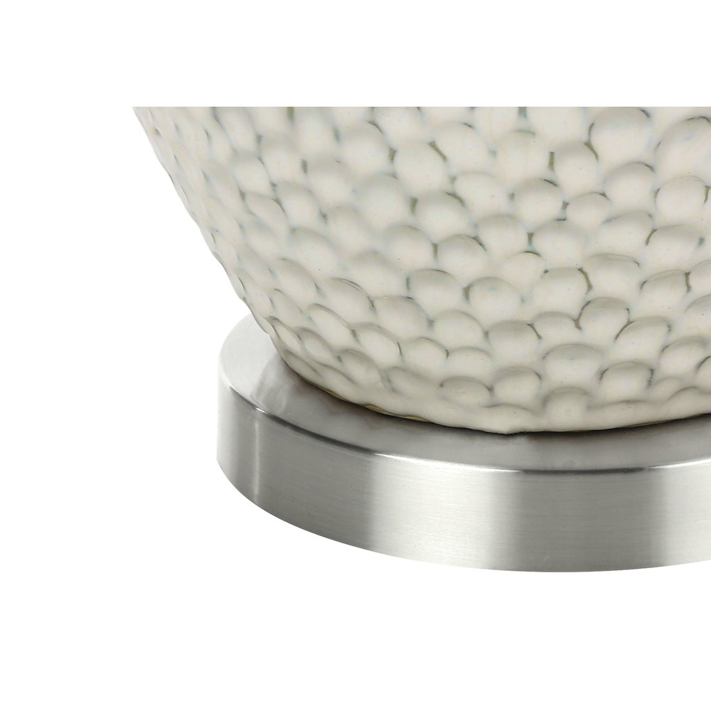 Mari - Lighting 28"H Table Lamp Cream Ceramic Ivory / Cream Shade