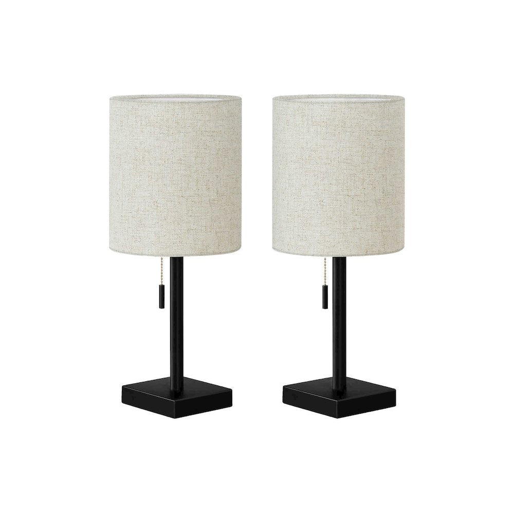 Kacela - Lighting Set Of 2 17"H Table Lamp Usb Port Included