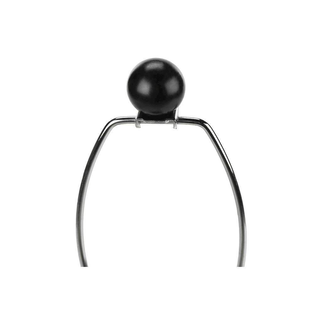 Wakana - Lighting 24"H Table Lamp Black Resin Ivory / Cream Shade