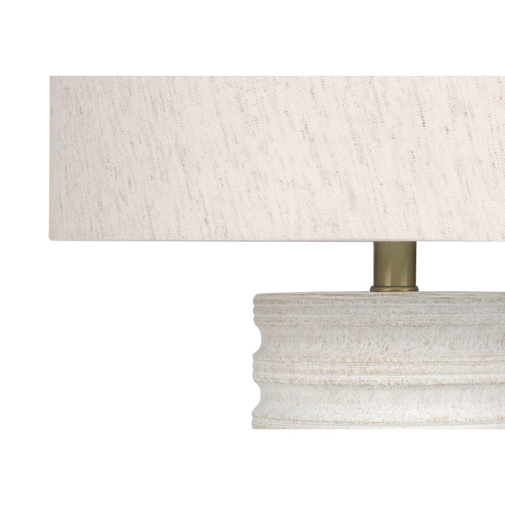 Nariko - Lighting 28"H Table Lamp Cream Resin Ivory / Cream Shade