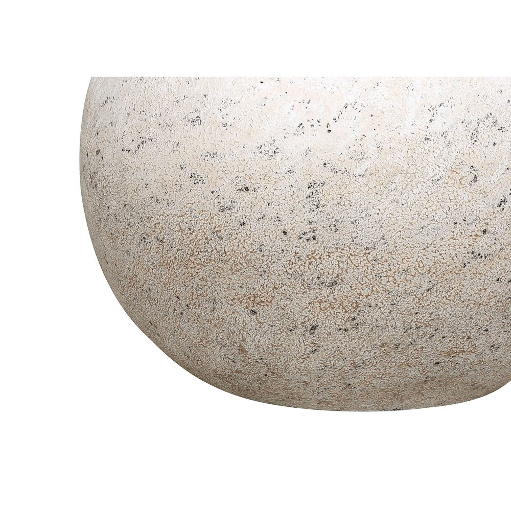 Divitia - Lighting 20"H Table Lamp Grey Concrete Ivory / Cream Shade