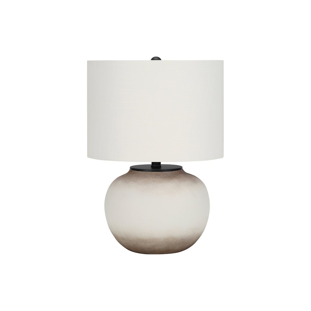 Hachiro - Lighting 21"H Table Lamp Cream Ceramic Ivory / Cream Shade