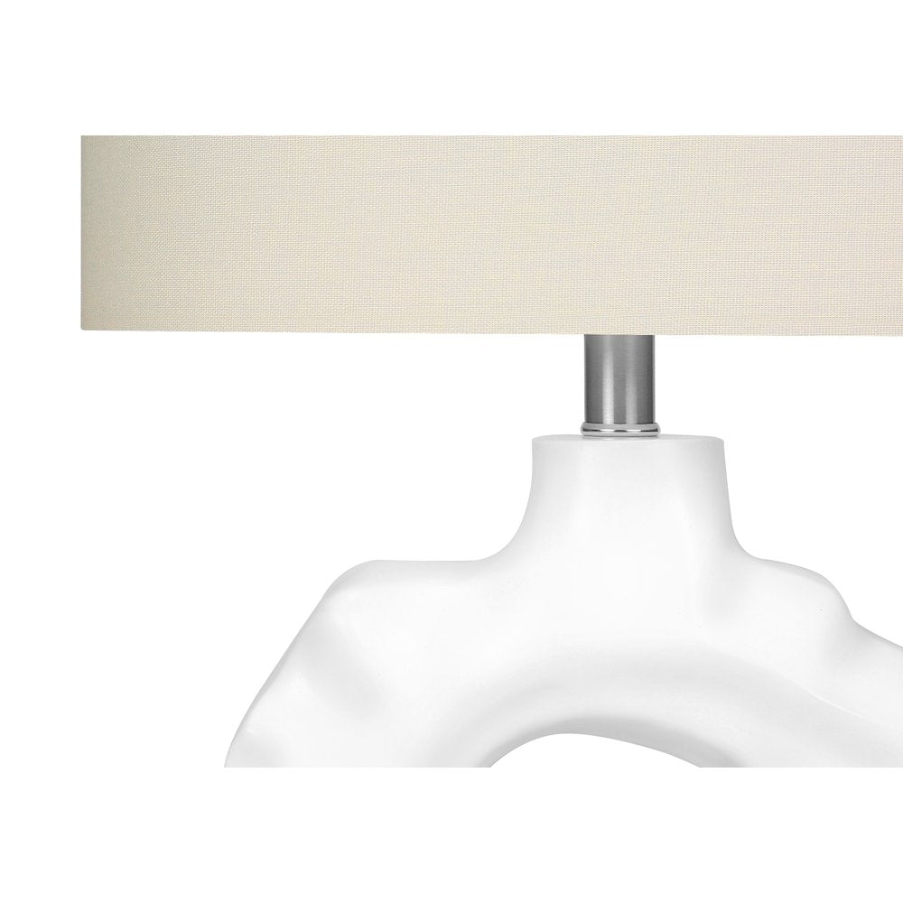 Lovina - Lighting 25"H Table Lamp Cream Resin Ivory / Cream Shade