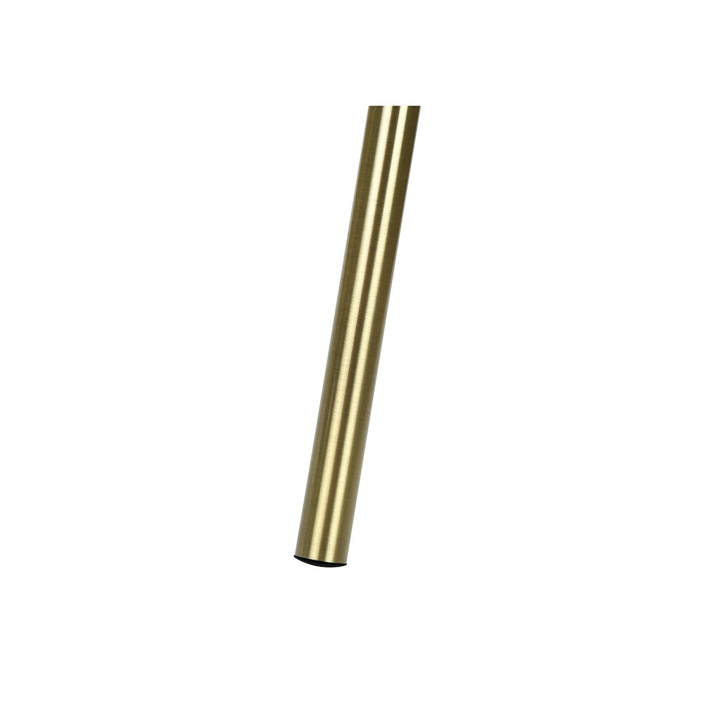 Lanoma - Lighting 63"H Floor Lamp Brass Metal Ivory / Cream Shade