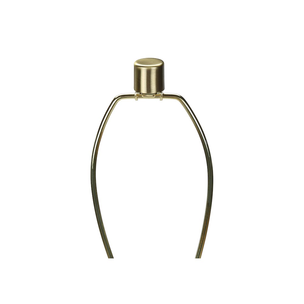 Lanoma - Lighting 63"H Floor Lamp Brass Metal Ivory / Cream Shade