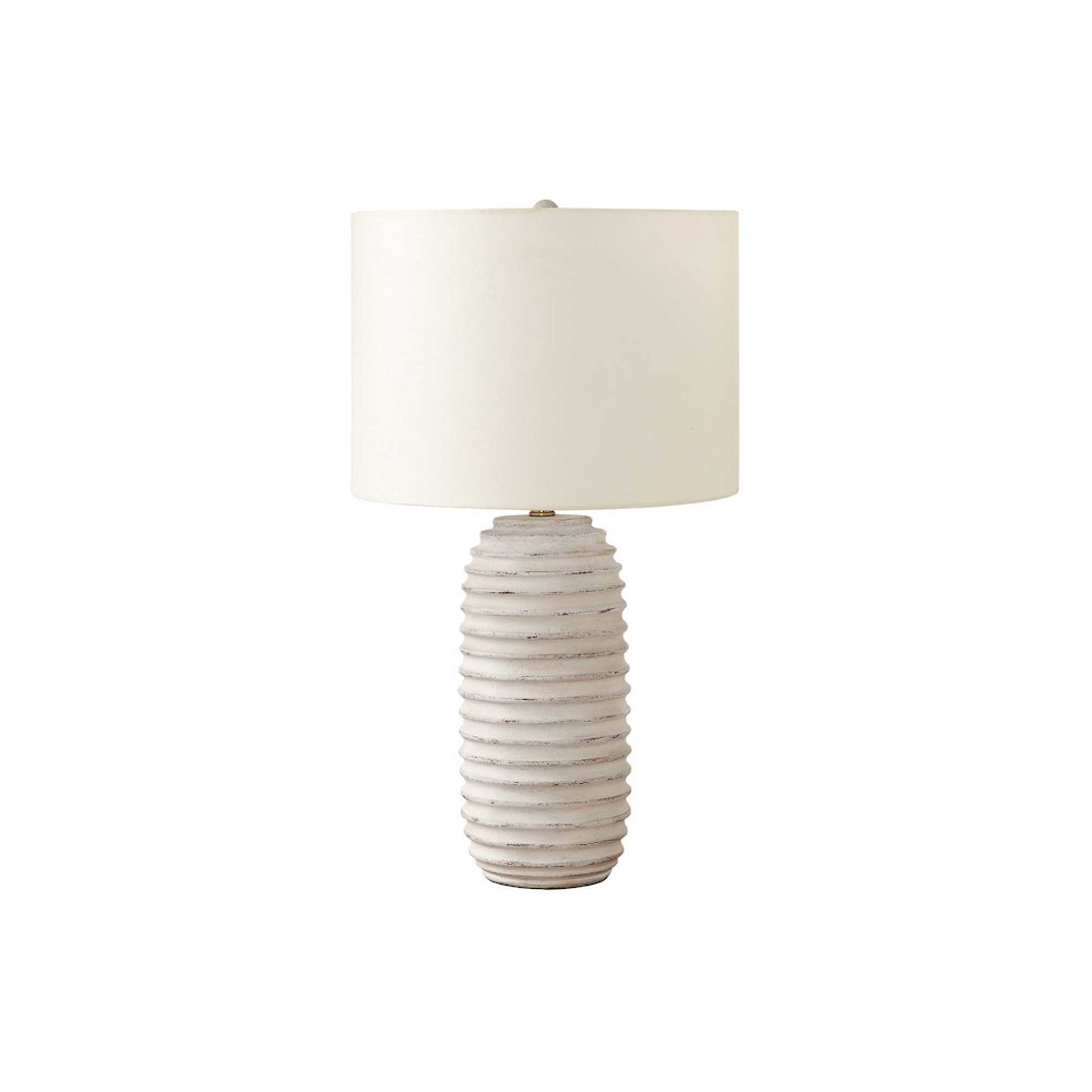 Estela - Lighting 28"H Table Lamp Cream Resin Ivory / Cream Shade