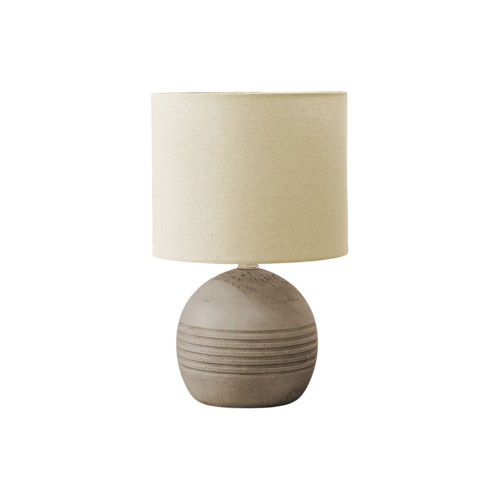 Geralyn - Lighting 15"H Table Lamp Beige Resin Beige Shade Contemporary Modern