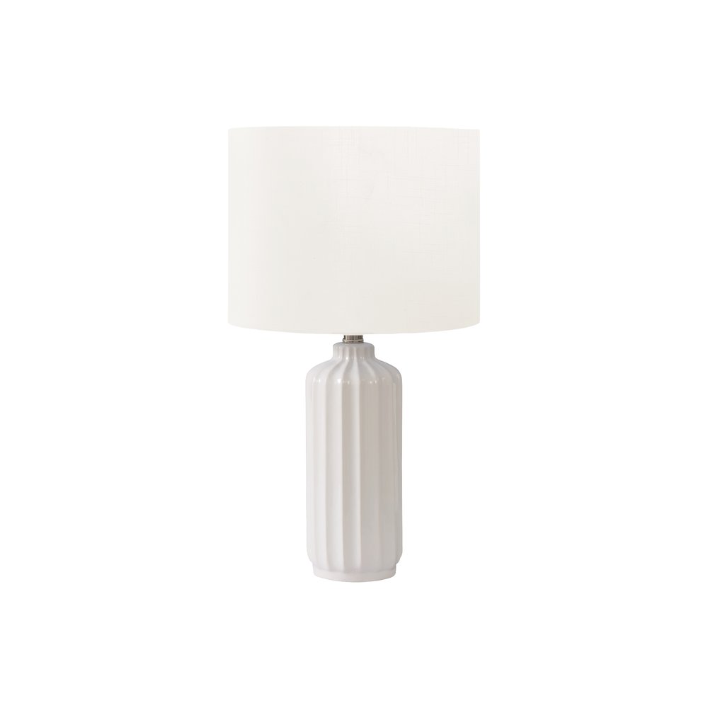 Accorsa - Lighting 23"H Table Lamp Cream Ceramic Ivory / Cream Shade