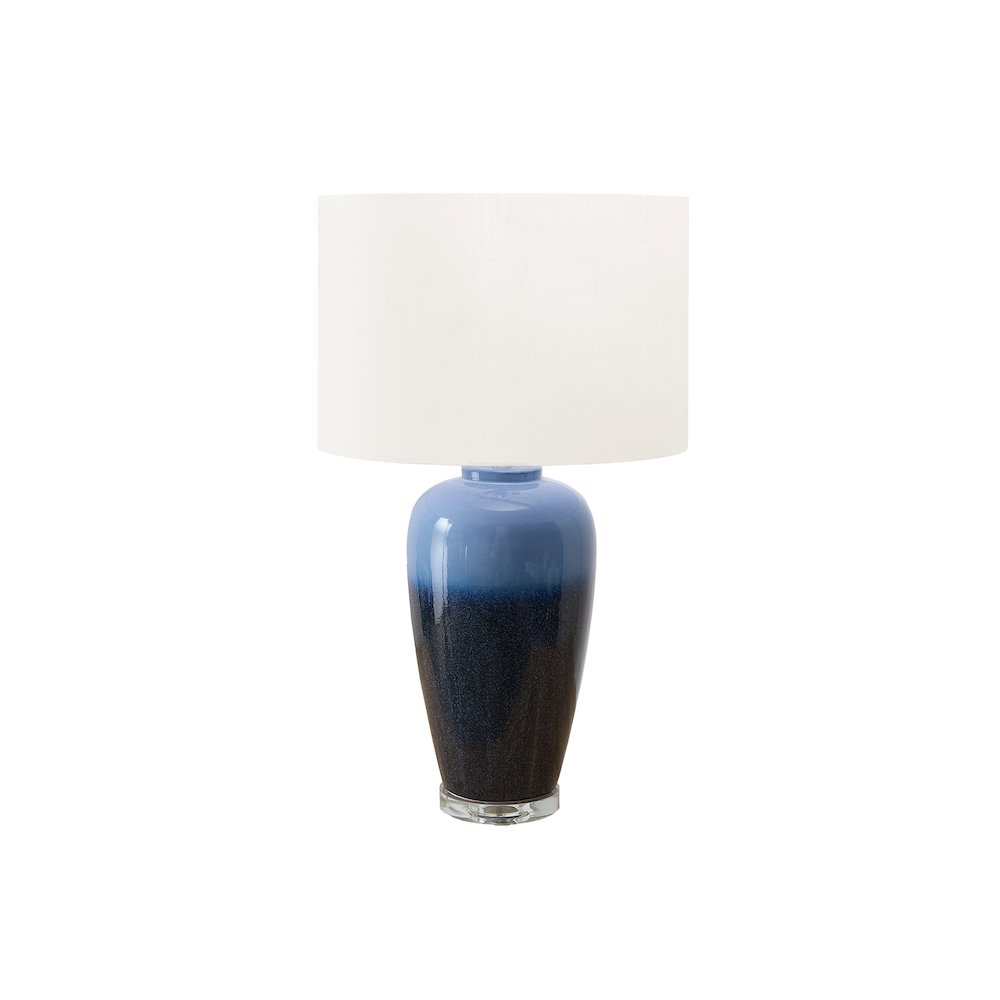 Nakita - Lighting 29"H Table Lamp Blue Ceramic Ivory / Cream Shade