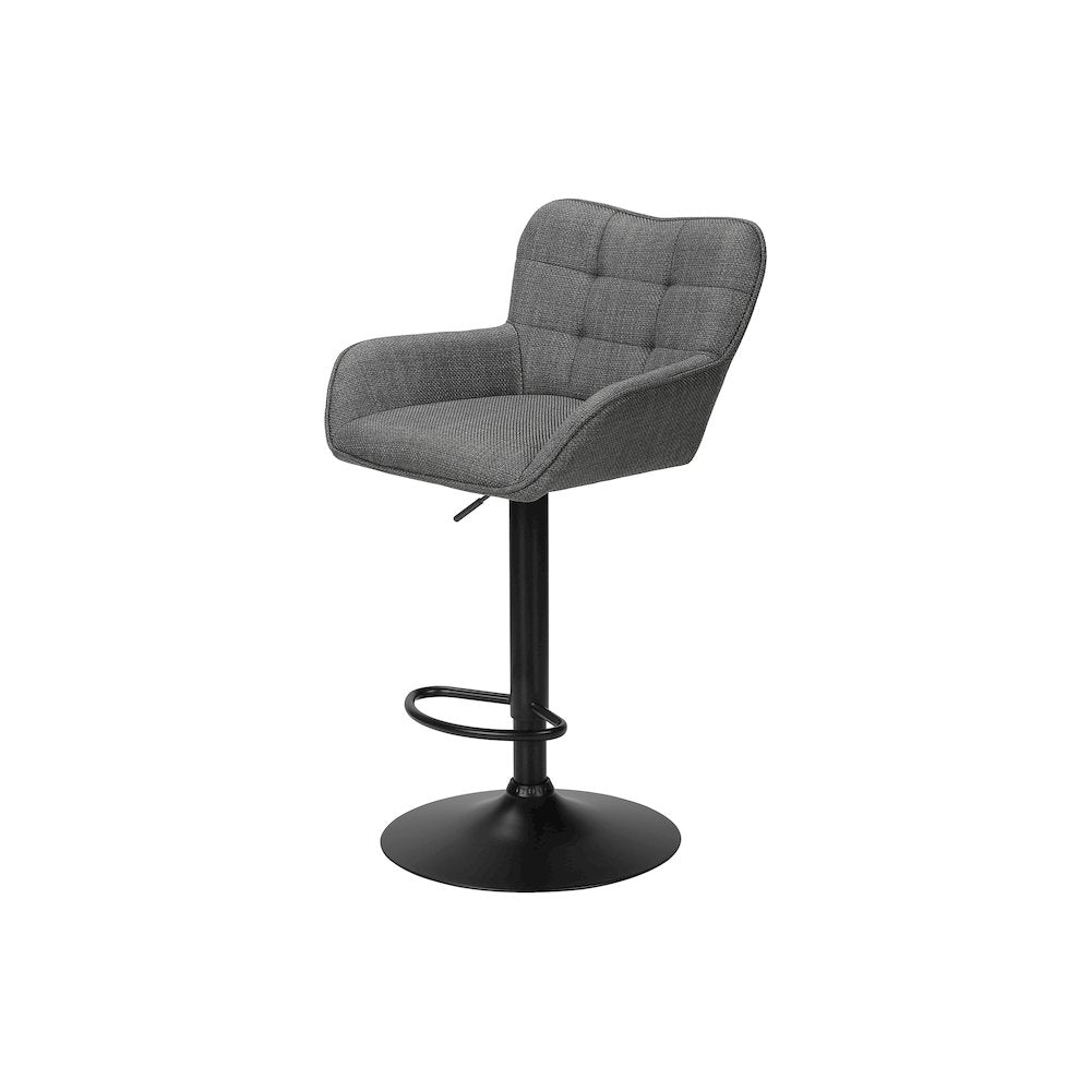Gordian - Barstool Set Of 2 Adjustable Swivel Bar Height Counter Height