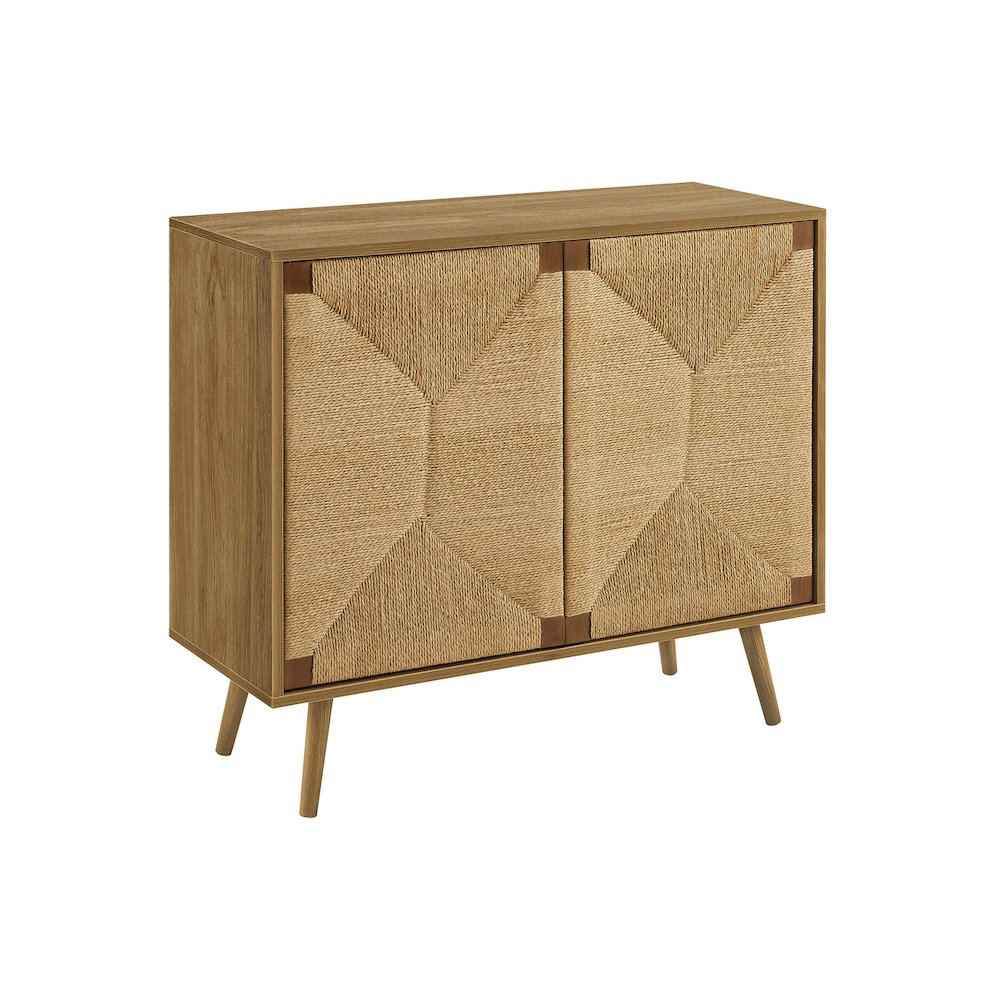 Hirst - Accent Chest 36" Wide 2 Door Cabinet Storage Decorative Light