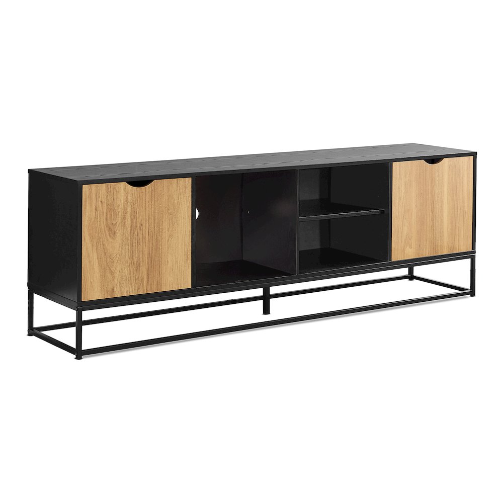 Tamblin - Tv Stand 72 Inch Console Media Entertainment Center Storage Cabinet